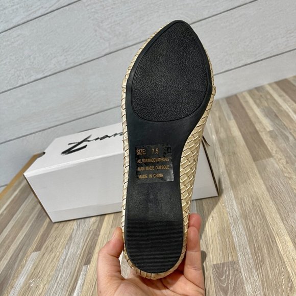 Seven7 Pearl Gigi Woven Buckle Flats - Picture 3 of 7